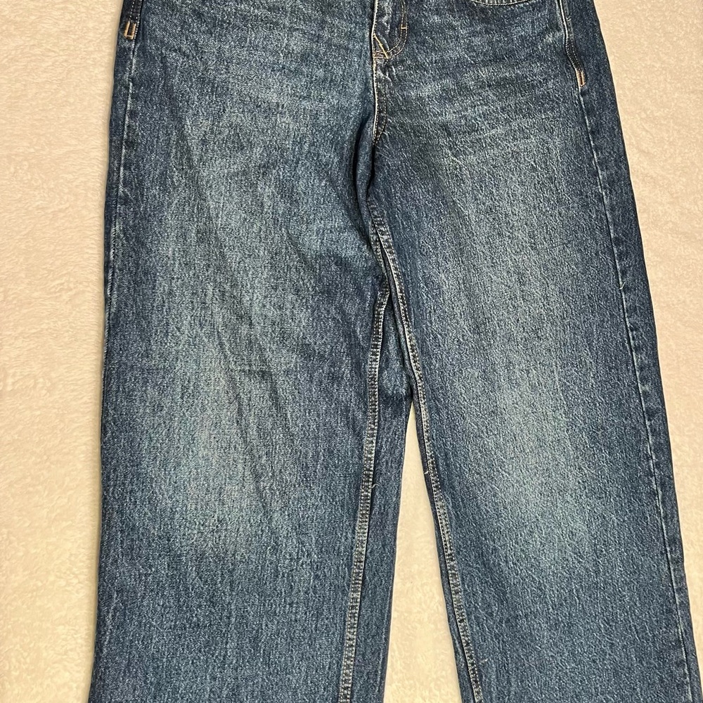 BDG Men's Straight-Leg Washed Blue Jeans